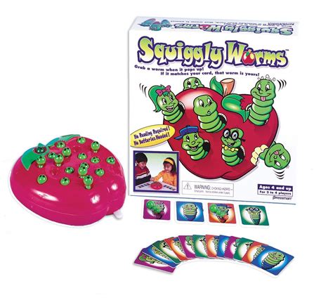 Pressman Squiggly Worms Game Watch Out For The Worms