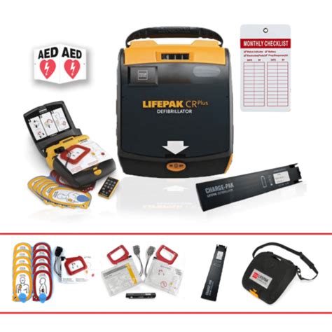 Physio Control CR Plus AED First Responder Package California Medical