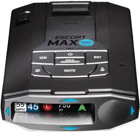 Escort Max 360c Mkii Radar And Laser Detector Works With Apple Carplayandroid Auto Black