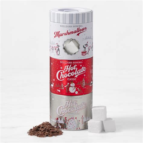Williams Sonoma Classic Peppermint Hot Chocolate Stacker With Marshmallows Williams Sonoma
