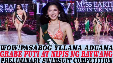 Pak Yllana Aduana Kinabog Sila Swimsuit Preliminary Performance Miss Earth 2023 Youtube