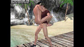 Horny 3D Cartoon Hunk Getting Fucked On The Beach XVIDEOS