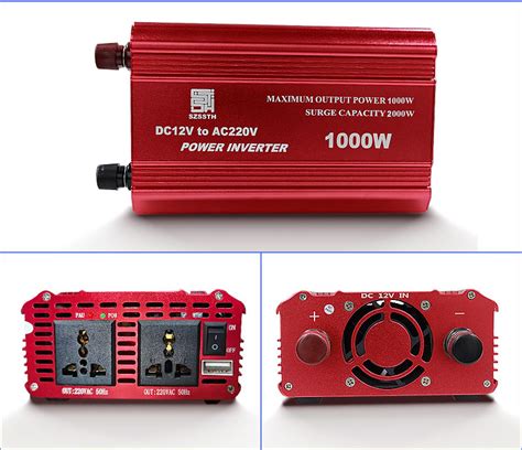 1000w Power Converter Solar 12v To 220v Inverter Dc To Ac Power Inverter And Car Inverter