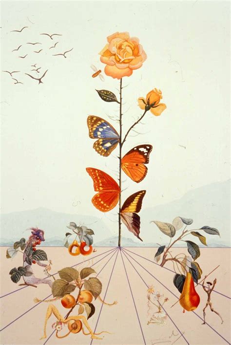 Salvador Dali Fleurs Day Dreamer Quadri Di Salvador Dali