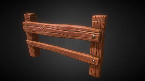 Stylized Fence Download Free 3d Model By Mr Compotchino