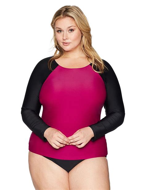 Long Sleeve Swimsuit Plus Size Atelier Yuwa Ciao Jp