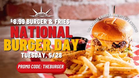 National Burger Day At Parrys All Locations