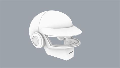 Daft Punk Helmet 3d Model 3d Printable Cgtrader