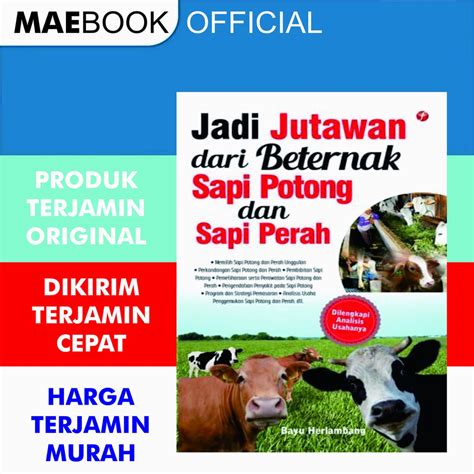Jual Jadi Jutawan Dari Beternak Sapi Potong Dan Sapi Perah Diva Press