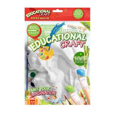 Hemptique Paper Mach Educational Craft Painting Sets Back To School