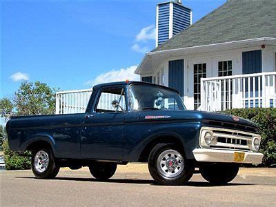 NO RESERVE 1961 FORD F100 UNIBODY SHORTBOX RESTORED TO FACTORY