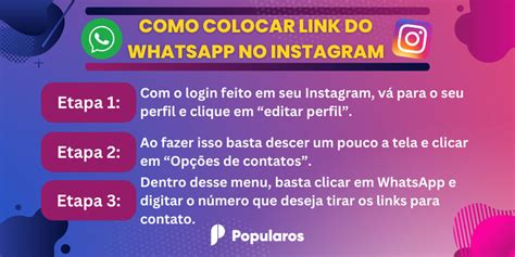 Como Colocar Link Do WhatsApp No Instagram Popularos