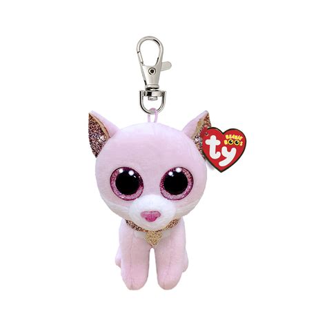 Ty Beanie Boos Fiona Pink Cat Clip Robbis Hobby Shop