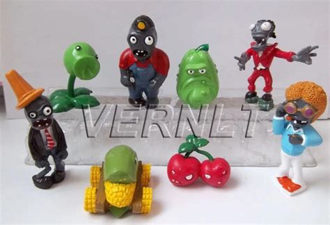 Game Plants Vs Zombies Collection 8 PCS Figure Set Lot China Plants