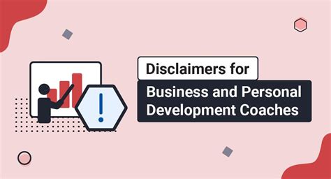 Disclaimers For Business And Personal Development Coaches Termsfeed