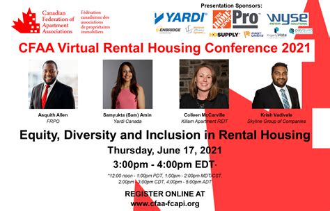 Register For Equity Diversity And Inclusion In Rental Housing Taking