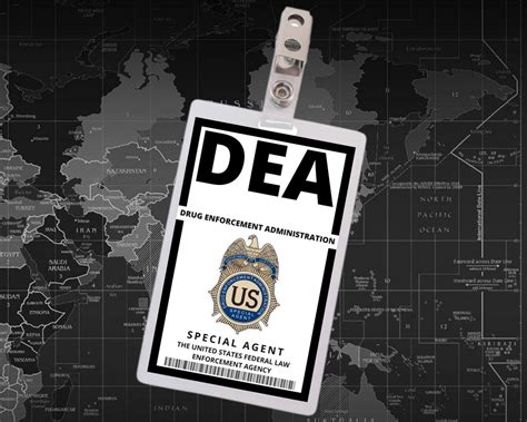 Printable Dea Special Agent Id Badge Cosplay Accessories Etsy
