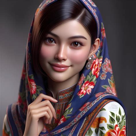 Malay Attire Premium Ai Generated Image