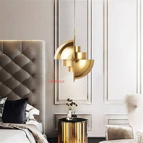 Luxury Nordic Gold Personality Pendant Lamp Modern Pendant Light Minimalist Restaurant Bar