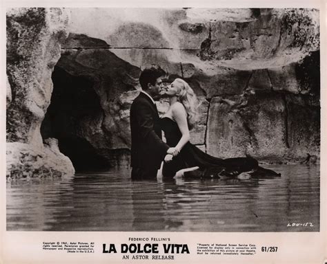 La Dolce Vita Original U S Silver Gelatin Single Weight Photo