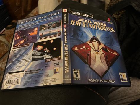 Star Wars Jedi Starfighter Item Box And Manual Playstation 2