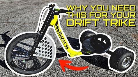 Razor Dxt Drift Trike Mods This D Printed Fender Prevents Leg Burns