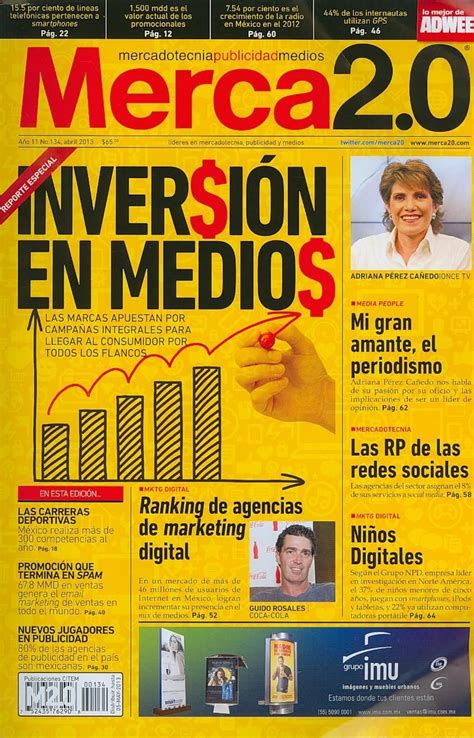 Artículos De La Revista Revista Merca2 0 Revistas Marketing Tabla