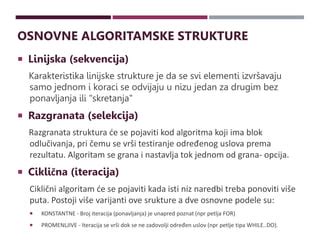 1 20 Algoritmi Uvod Prezentacija Algoritmi PPT