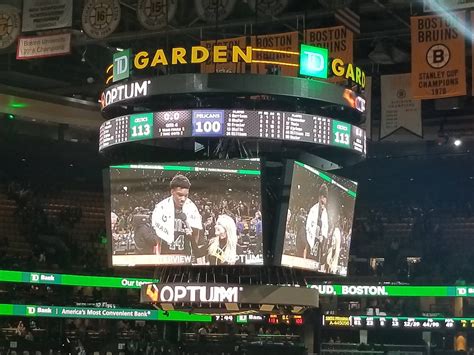 Td Garden Seating For Celtics Games