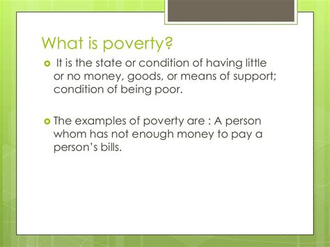 Poverty Ppt