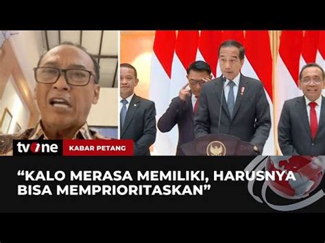 Ditanya Jokowi Masih Kader Pdip Nusyirwan Tanyakan Sendiri Ke Pak