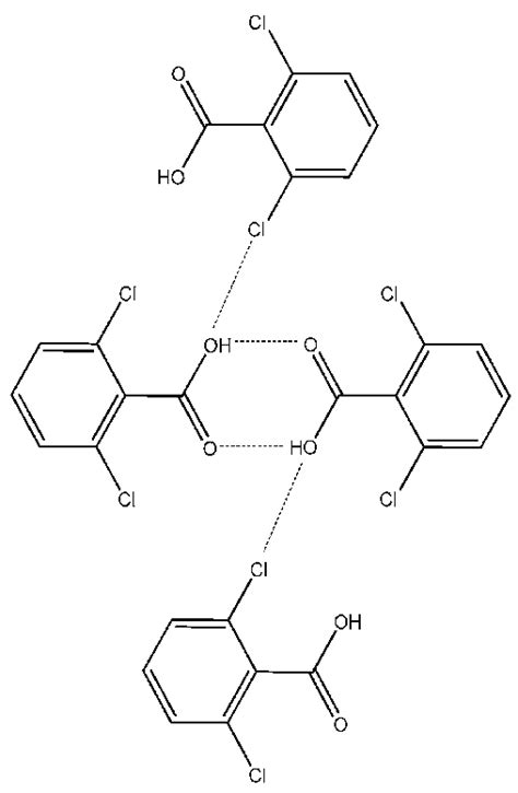 Schematic Representation Of The Crystalline Structure Of 2 6 DCBA 30