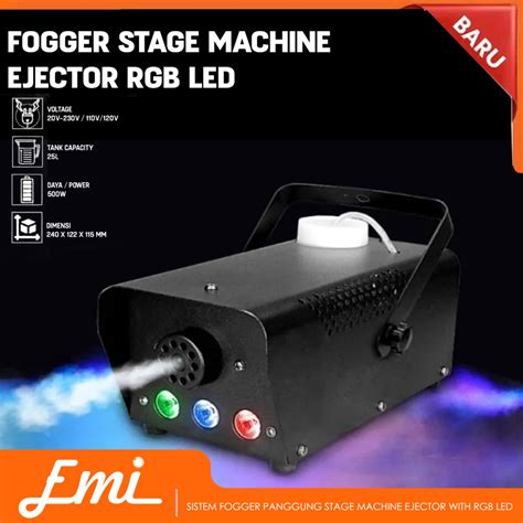 Jual Sistem Fogger Panggung Stage Machine Ejector With Rgb Led Asap