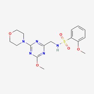 2 Methoxy N 4 Methoxy 6 Morpholino 1 3 5 Triazin 2 Yl Methyl