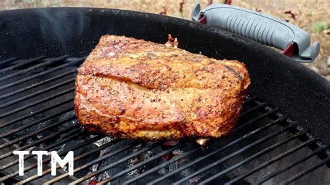 Frozen Pork Loin On The Weber Kettle Youtube