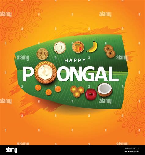 South Indian Harvesting Festival Happy Pongal Celebrations Greetings