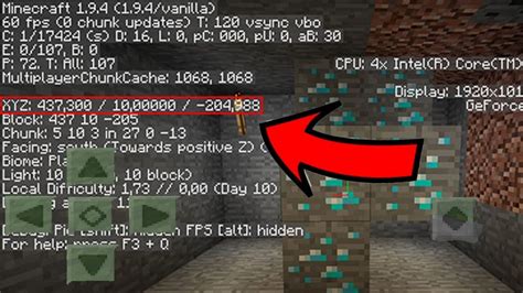 How To See The Coordinates In Minecraft Datapeaker