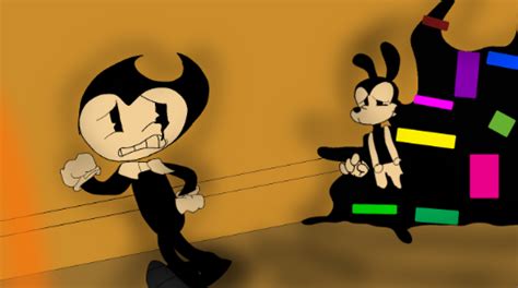 BENDY JUST RUN AND DON'T LOOK BACK!! by malikthetoon on DeviantArt