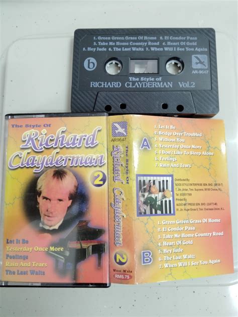 The Style Of Richard Clayderman Cassette Tape Hobbies Toys Music