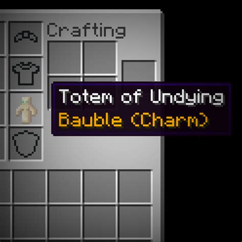 Bauble Of Undying Mods Minecraft