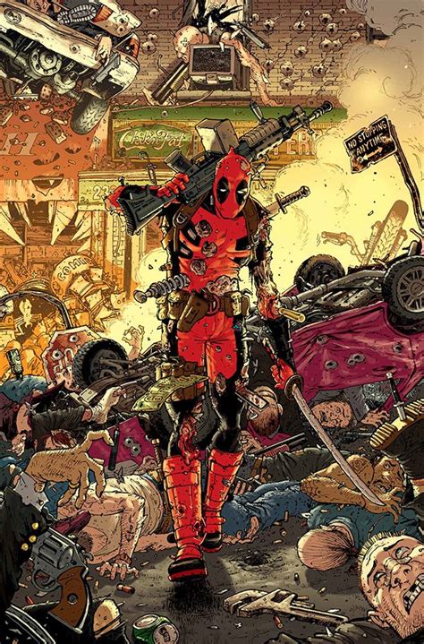 Best Deadpool Comics Artists A Designers Guide Print Magazine Arte De Deadpool Wallpaper