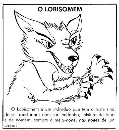 Pedagogas Da Paz Atividade Folclore Lenda Do Lobisomem Nbkomputer