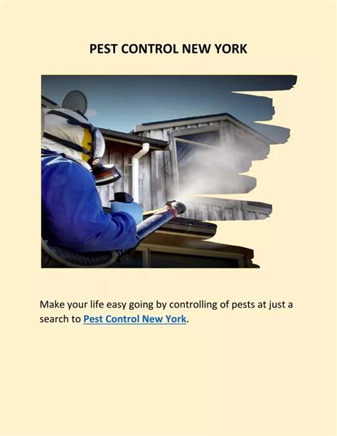 Ppt Pest Control New York Powerpoint Presentation Free Download Id 10113913