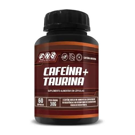 Cafeina Taurina 60 Cápsulas 500mg em Promoção na Americanas