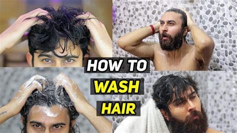 How To Wash Hair Properly Thick Shiny And Healthy Hair Stop Hairfall Naturally Youtube