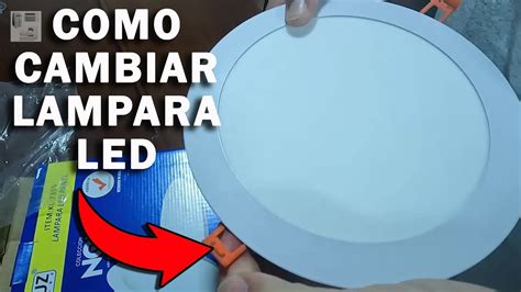 Como reemplazar una lámpara led tipo panel YouTube