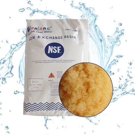 NSF Garde Portable Water Softening Cation Resin 001 8 Water Softening