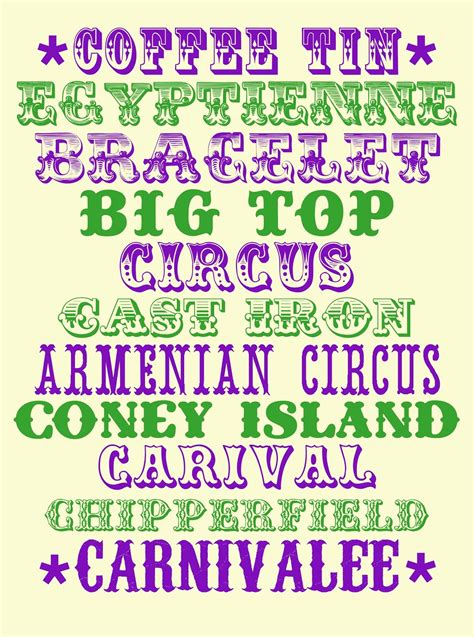 Free Circus Font