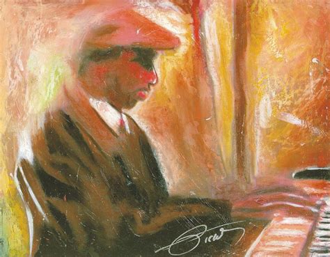 The Piano Man Painting By Richard Booker Fine Art America