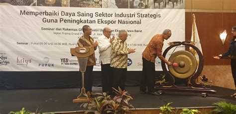 Seminar Dan Rakernas Dpp Gpei Gabungan Perusahaan Ekspor Indonesia